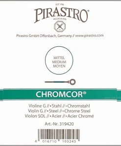 Pirastro Violin Strings Chromcor G Violin String