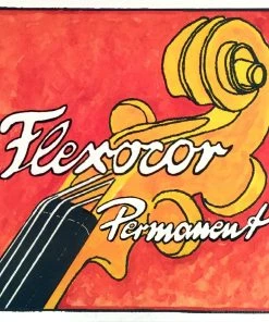 Pirastro Flexocor Permanent D Violin String, Titanium