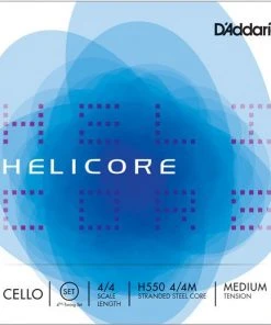 D'Addario Helicore Cello Fourths Tuning Set Cello Strings