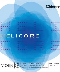 D'Addario Helicore Violin G String (Small) Violin Strings