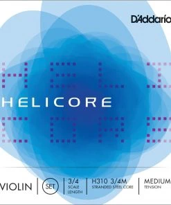 D'Addario Violin Strings Helicore Violin String Set (Small)