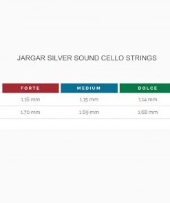 Jargar Cello Silver Sound G String Cello Strings