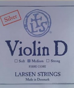 Larsen Violin D String, Silver Violin Strings