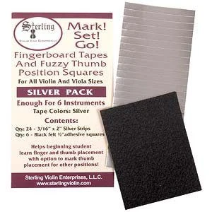 Sterling Violin Enterprises Teaching Aids Mark Set Go Fingerboard Tape Violin & Viola