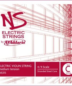 D'Addario NS Electric Violin Low C String NS315