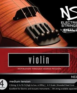 D'Addario D'Addario Violin Strings NS Electric Violin Set NS310