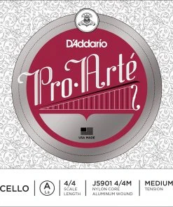 D'Addario Pro-Arte Cello A String Cello Strings