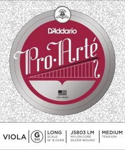 D'Addario Pro-Arte G Viola String Viola Strings