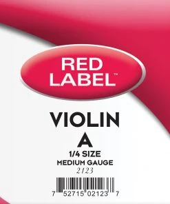 D'Addario D'Addario Violin Strings Red Label Violin A String *NEW! 4/4-1/8 Size