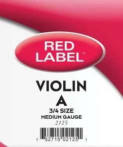 D'Addario D'Addario Violin Strings Red Label Violin A String *NEW! 4/4-1/8 Size