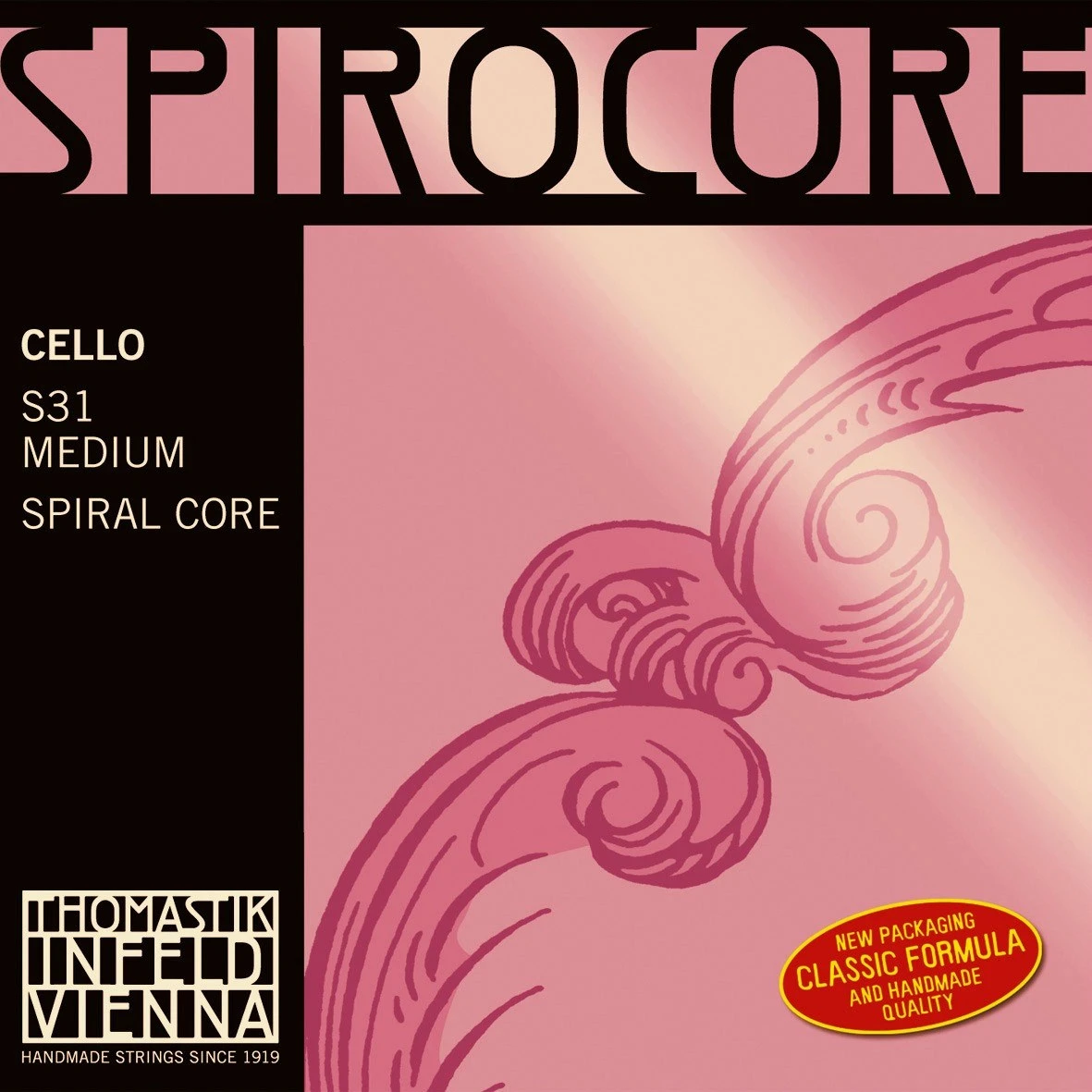 Thomastik Spirocore Cello String Set Chrome S31