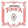 Pirastro Violin Strings Tonica Violin String Set E-steel, Silver D