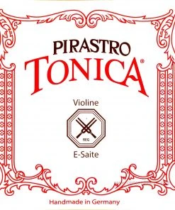 Pirastro Violin Strings Tonica Violin String Set E-steel, Silver D