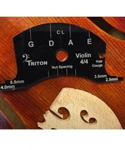 Bridges For Violin TRITON Acrylic 6-in-1 Violin Bridge Template, 4/4