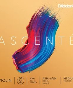 D'Addario Ascenté Violin G String Violin Strings