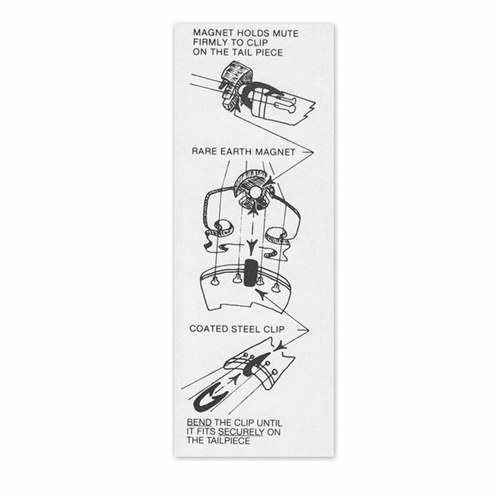 Bech Mutes Bech Magnetic Violin/Viola Mute