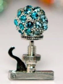 Luxitune Cerulean Pavé Ball Fine Tuner Luxitune Tuners Violin