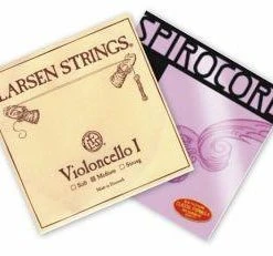 Multi-brand CELLO SET: Larsen And Spirocore Tungsten Strings