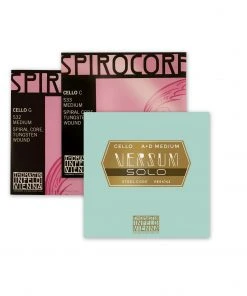 Multi-brand Cello Strings CELLO SET: Versum SOLO And Spirocore Tungsten