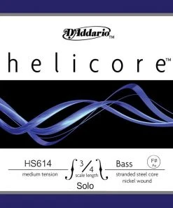 D'Addario Helicore Solo Bass F# String, Discontinued Packaging Clearance Strings