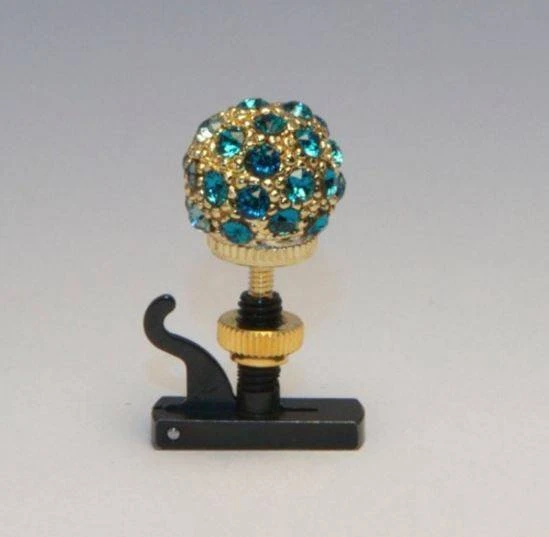 Luxitune Cerulean Pavé Ball Fine Tuner Luxitune Tuners Violin