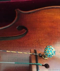 Luxitune Cerulean Pavé Ball Fine Tuner Luxitune Tuners Violin