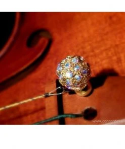 Luxitune Tuners Violin Luxitune Iridescent Pavé Ball Fine Tuner For Ball End