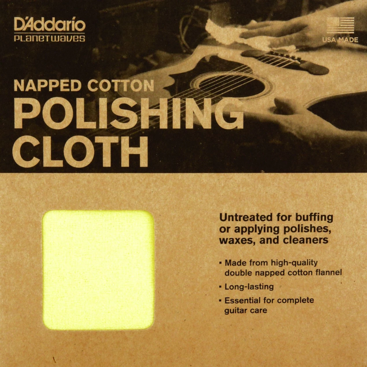 D'Addario Planet Waves Untreated Polishing Cloth Tools & Small Accessories Viola