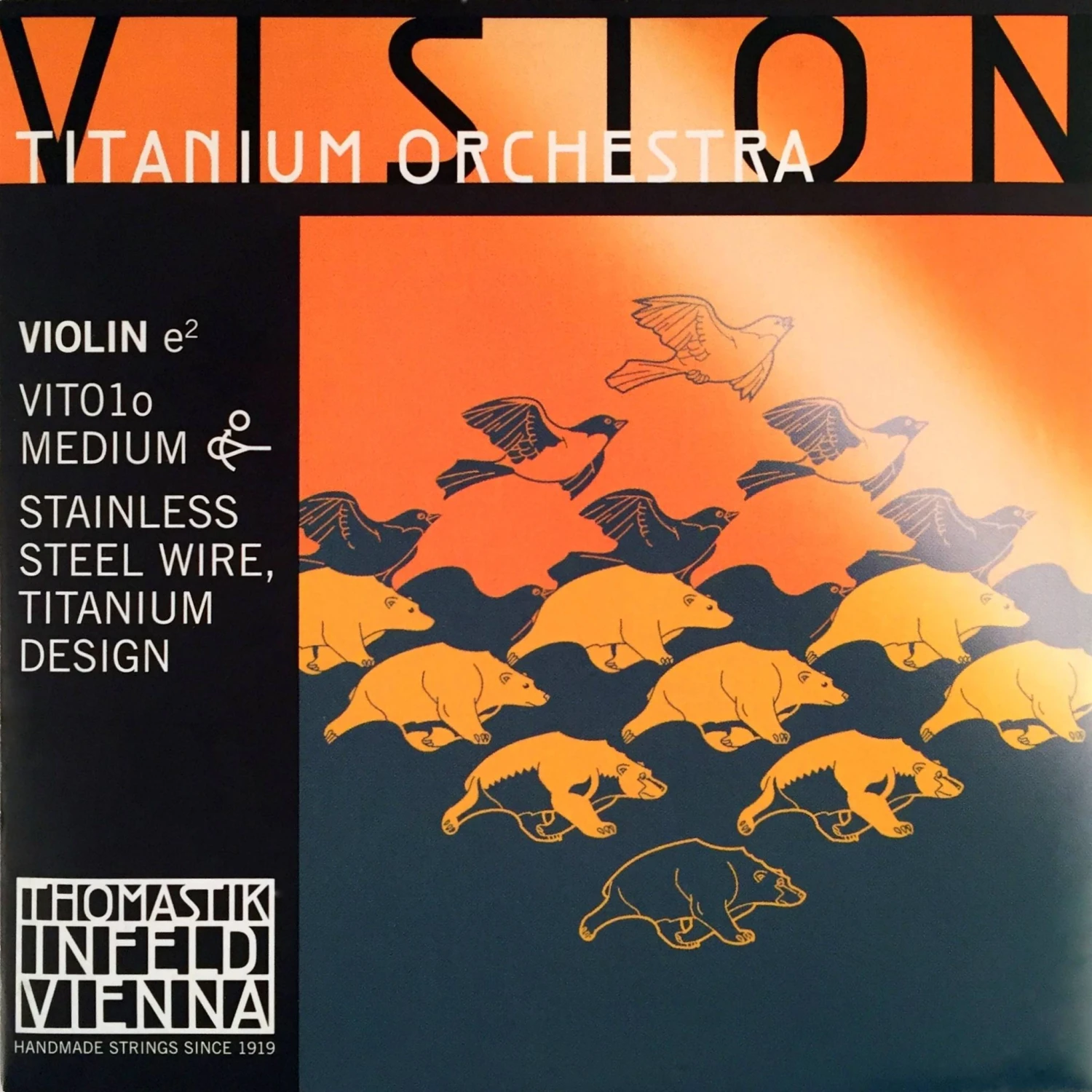 Thomastik Vision Titanium Orchestra Violin E String VIT01o Violin Strings