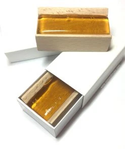 RDM Violin Rosin Wood Block Rosin In Slide Box