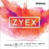 D'Addario Violin Strings Zyex D Violin String Aluminum
